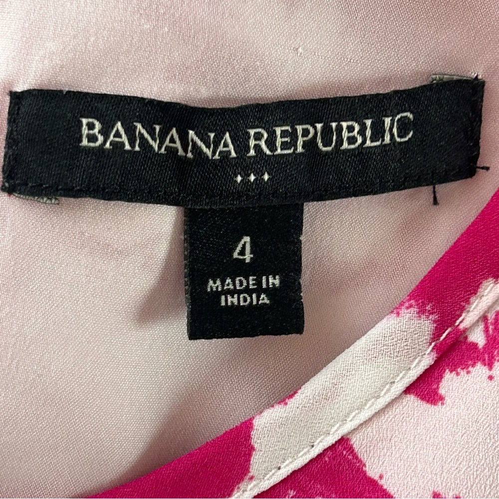 Banana Republic Pink Midi Flutter Sleeve Dress - Picture 4 of 8